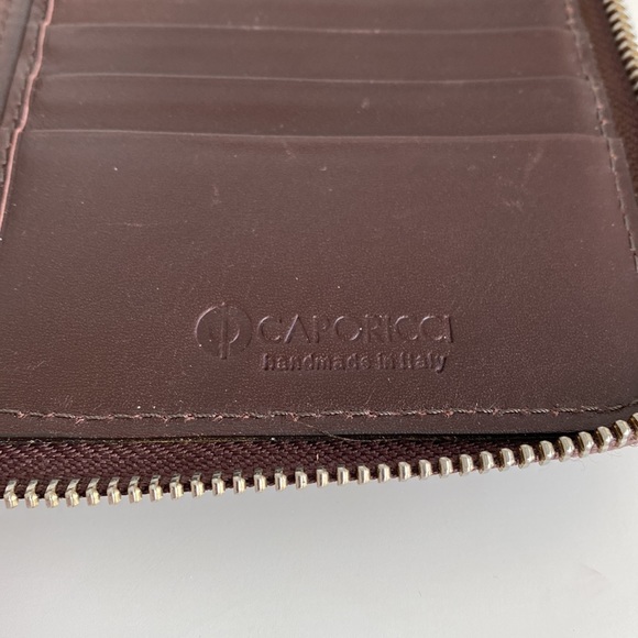 CAPORICCI REAL Alligator brown card holder - Picture 10 of 15